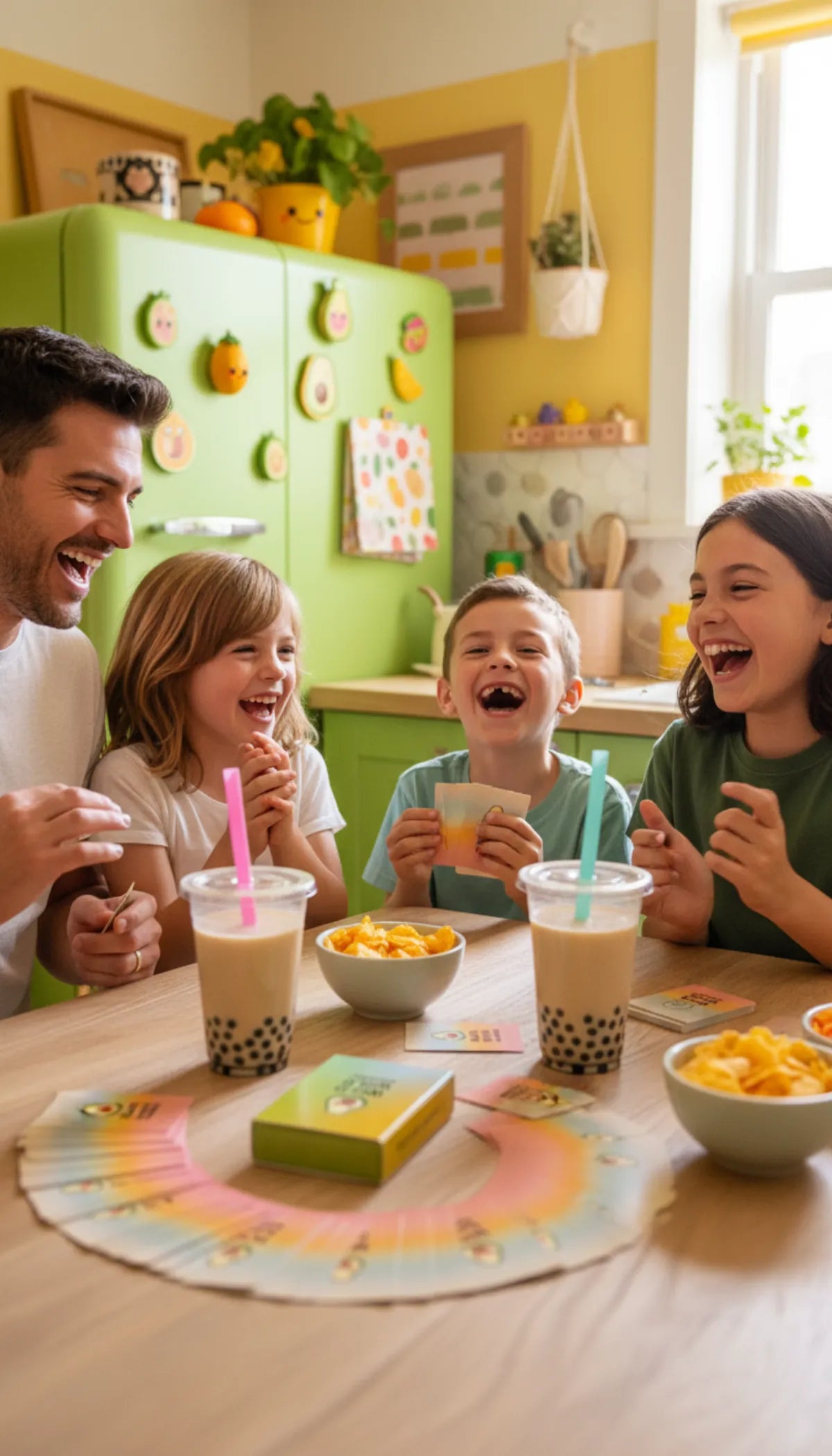 Kids laughing while playing
