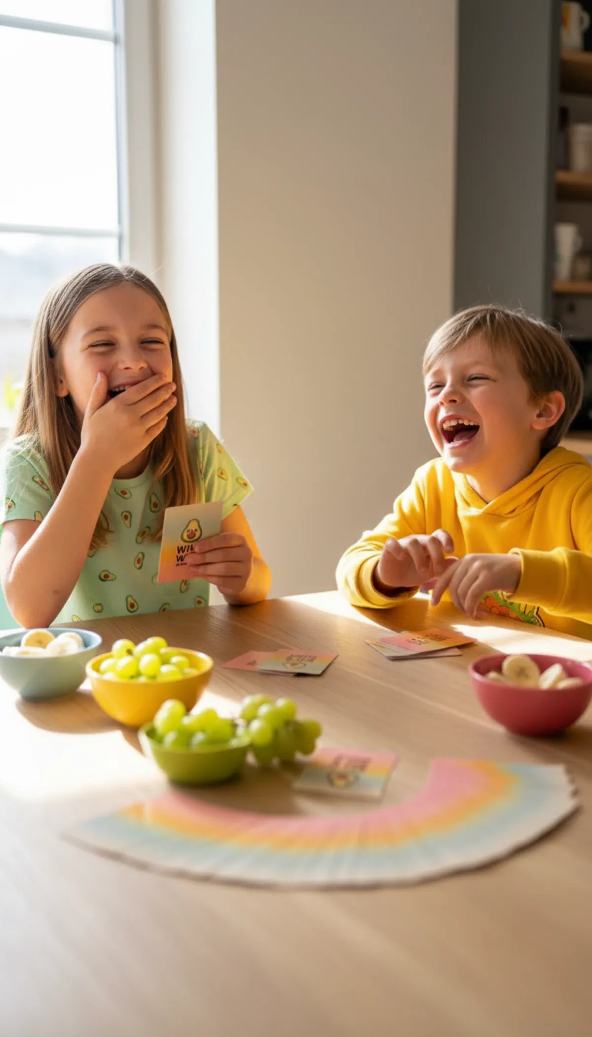 Two kids playing